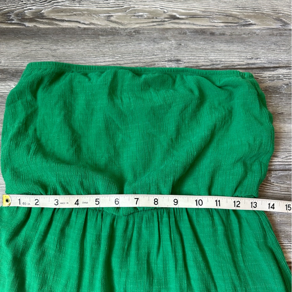 Ruby Rox Green Strapless long Sundress - Picture 8 of 11
